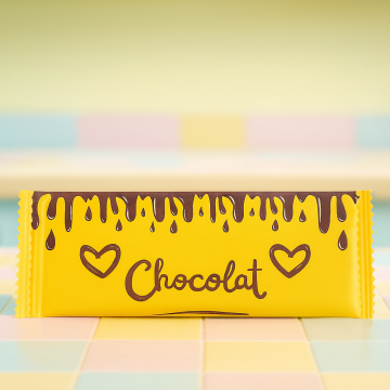 Pochette surprise annonce de grossesse chocolat