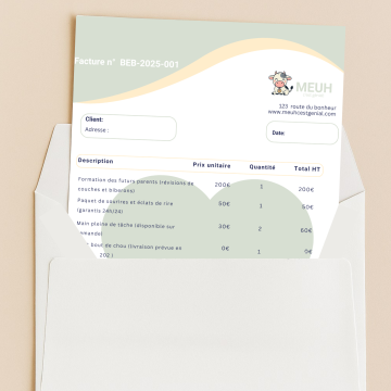 Facture annonce de grossesse